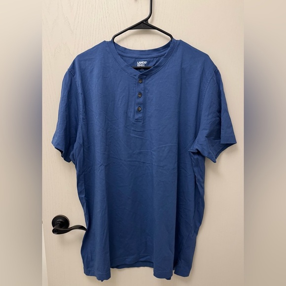 Set of 2 Men's Lands' End Short Sleeve T Shirts Size XXL 100% Cotton - Picture 7 of 14